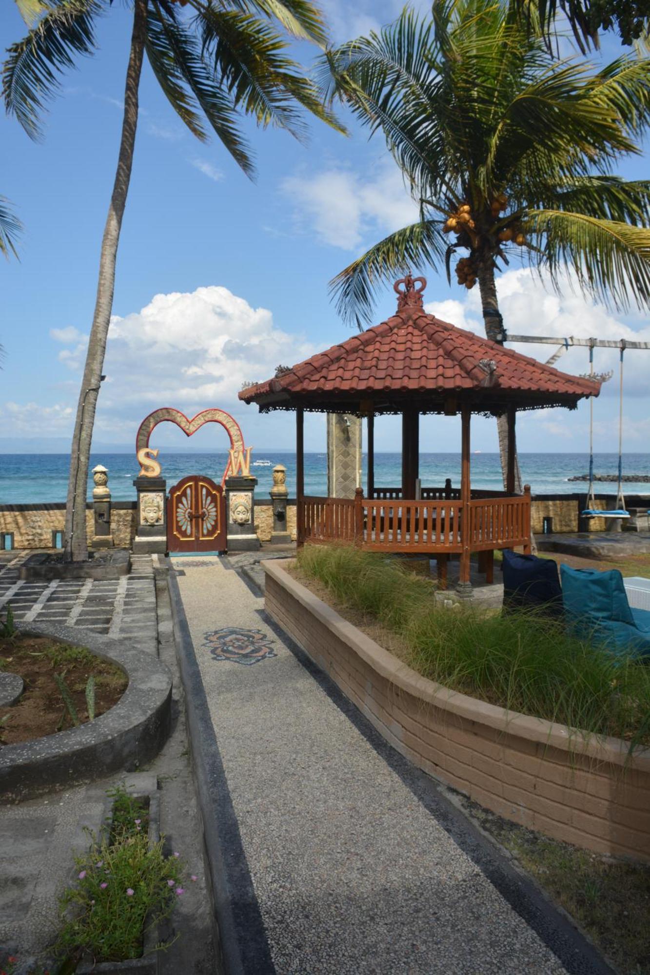 Candidasa Segara Wangi Beach Cottages מראה חיצוני תמונה